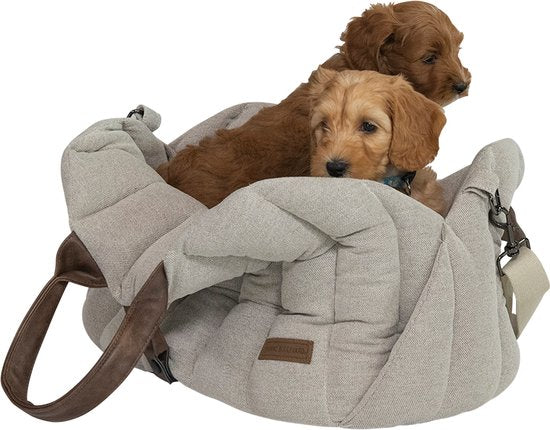 Hondendraagtas Tot 5 Kg - Ademende Draagtas Voor Kleine Honden & Katten - Met Veiligheidslijn