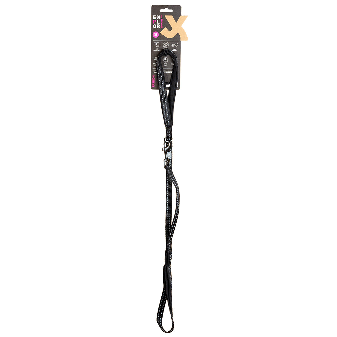 Ultimate fit on the road leiband classic 130 cm zwart