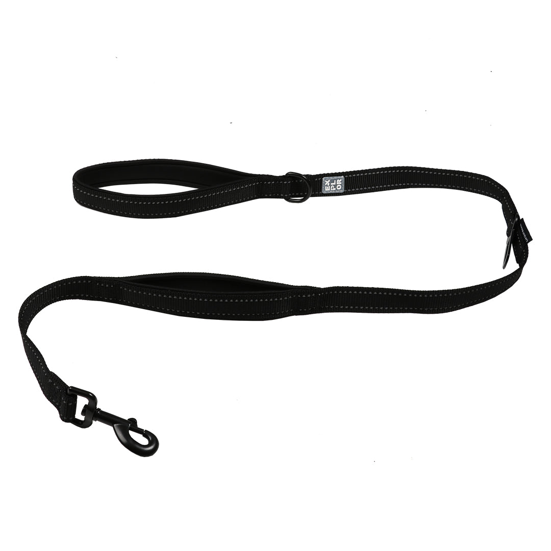 Ultimate fit on the road leiband classic 130 cm zwart