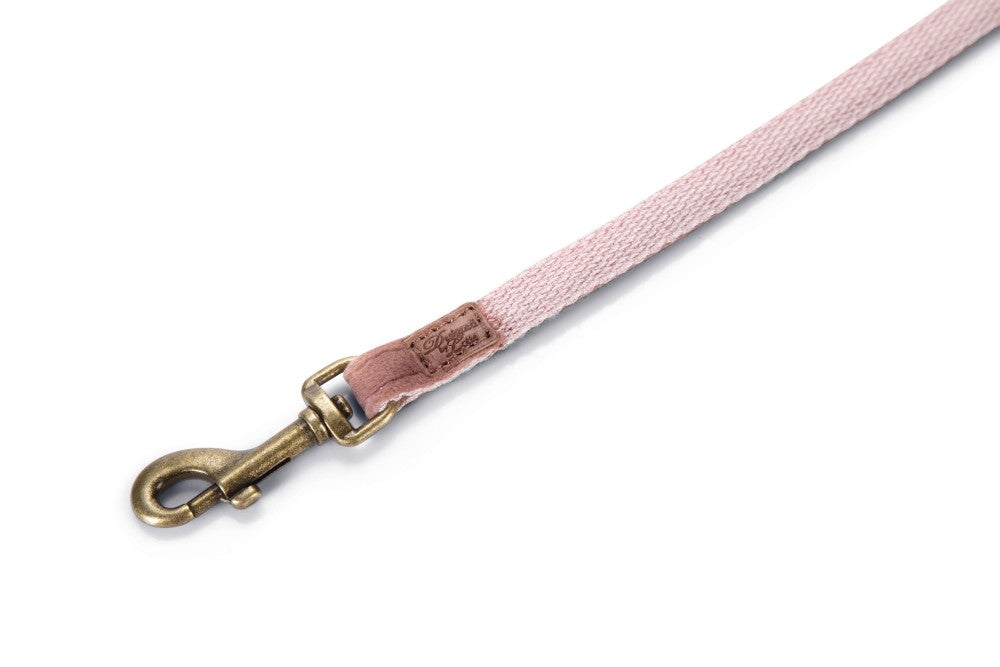 DBL looplijn velura roze - Pip & Pepper by Dierenspeciaalzaak Huysmans
