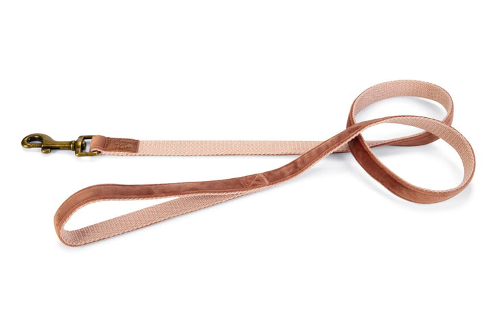 DBL looplijn velura roze - Pip & Pepper by Dierenspeciaalzaak Huysmans