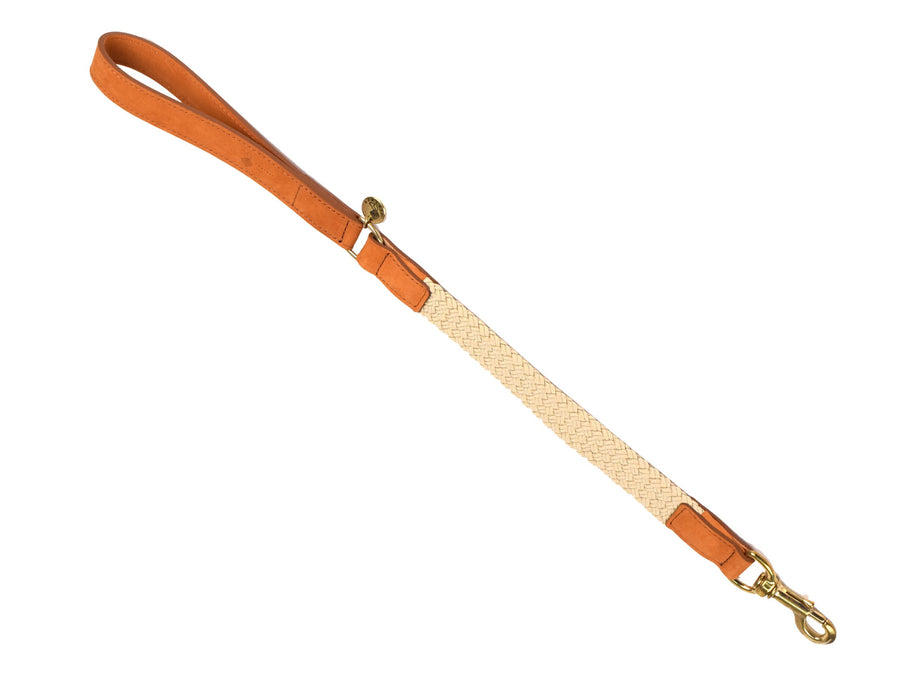 Fantail leiband lichtbruin kort 60cm - Pip & Pepper by Dierenspeciaalzaak Huysmans