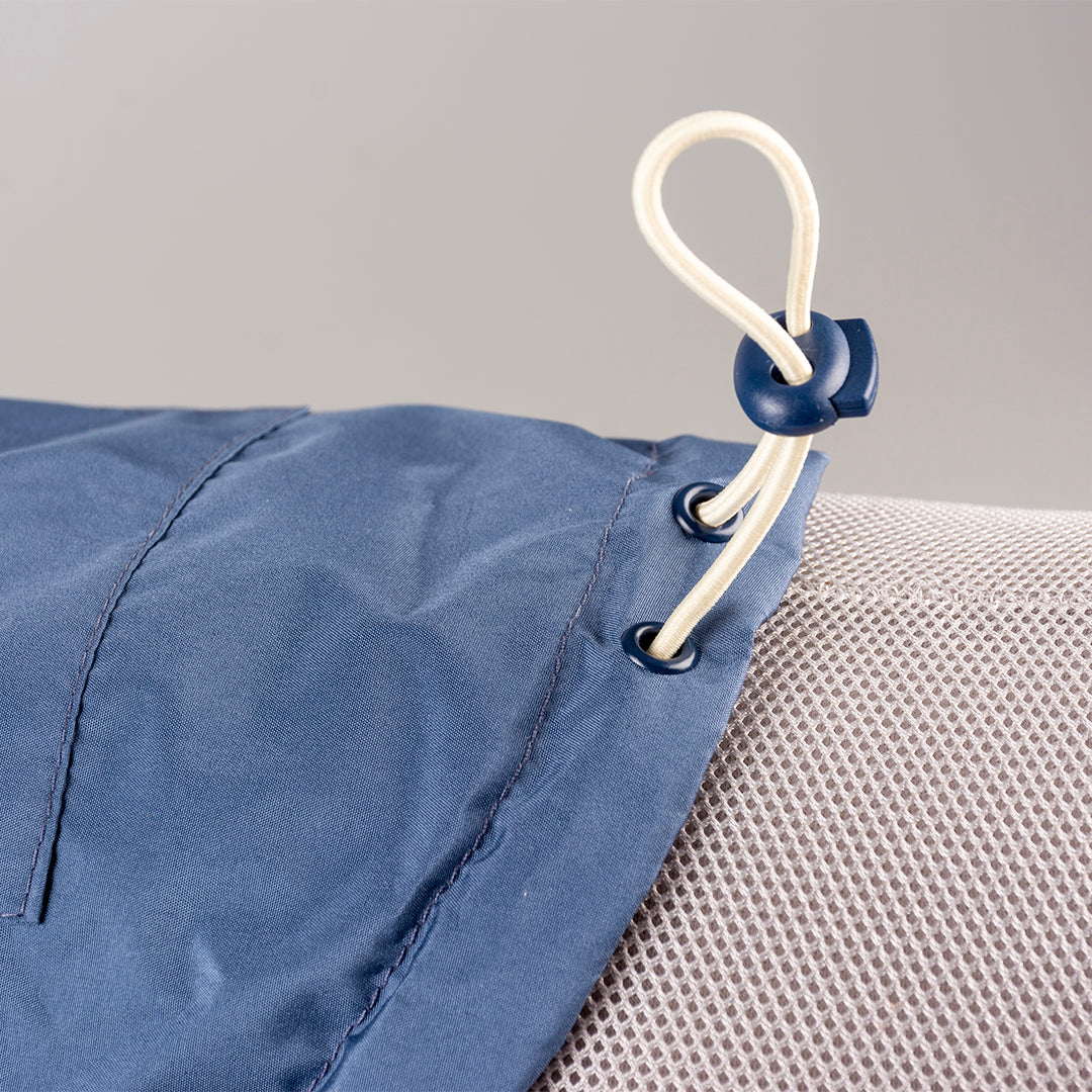 Hondenregenjas parka blauw - Pip & Pepper by Dierenspeciaalzaak Huysmans