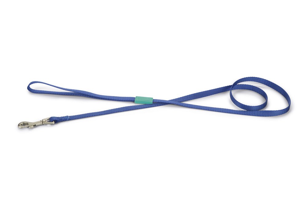Nylon looplijn uni blauw - Pip & Pepper by Dierenspeciaalzaak Huysmans