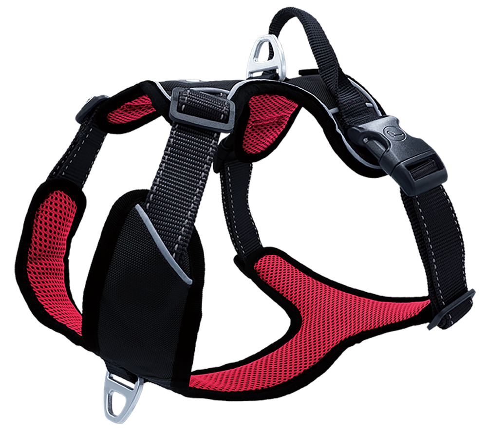 Petlando harnas outdoor zwart - Pip & Pepper by Dierenspeciaalzaak Huysmans