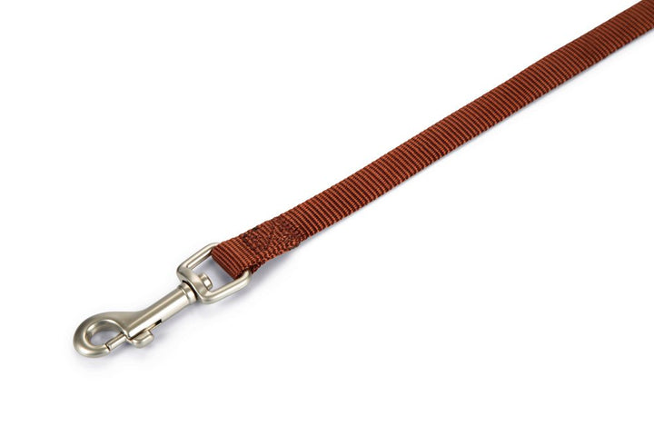Nylon looplijn uni lichtbruin - Pip & Pepper by Dierenspeciaalzaak Huysmans