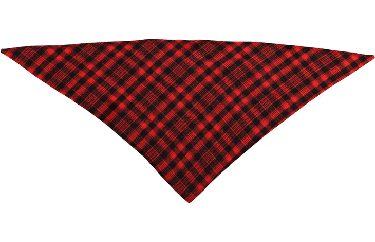 Bandana rood geruit - Pip & Pepper by Dierenspeciaalzaak Huysmans