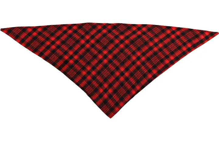 Bandana rood geruit - Pip & Pepper by Dierenspeciaalzaak Huysmans