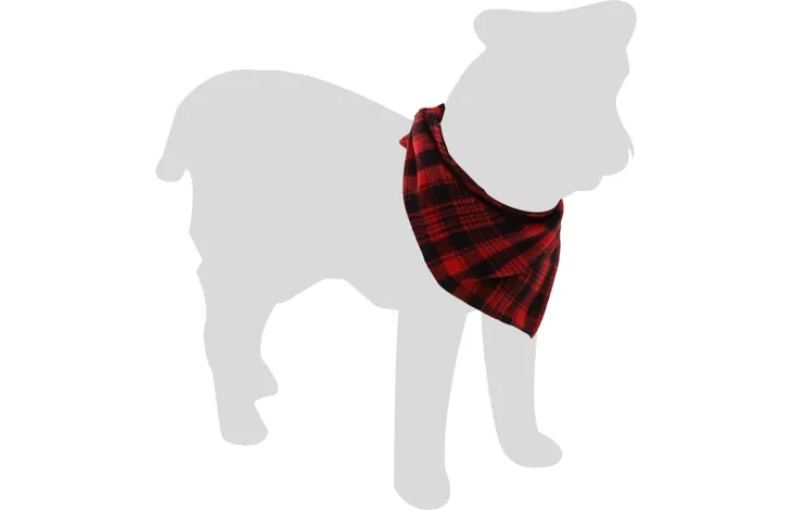 Bandana rood geruit - Pip & Pepper by Dierenspeciaalzaak Huysmans