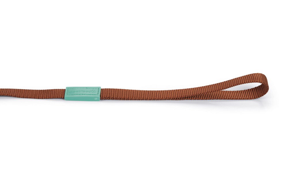 Nylon looplijn uni lichtbruin - Pip & Pepper by Dierenspeciaalzaak Huysmans