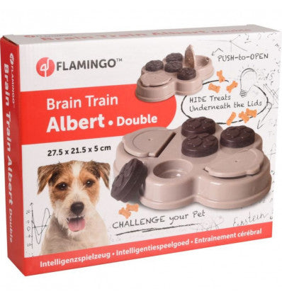 Brain train Albert 2 kleppen - Pip & Pepper by Dierenspeciaalzaak Huysmans