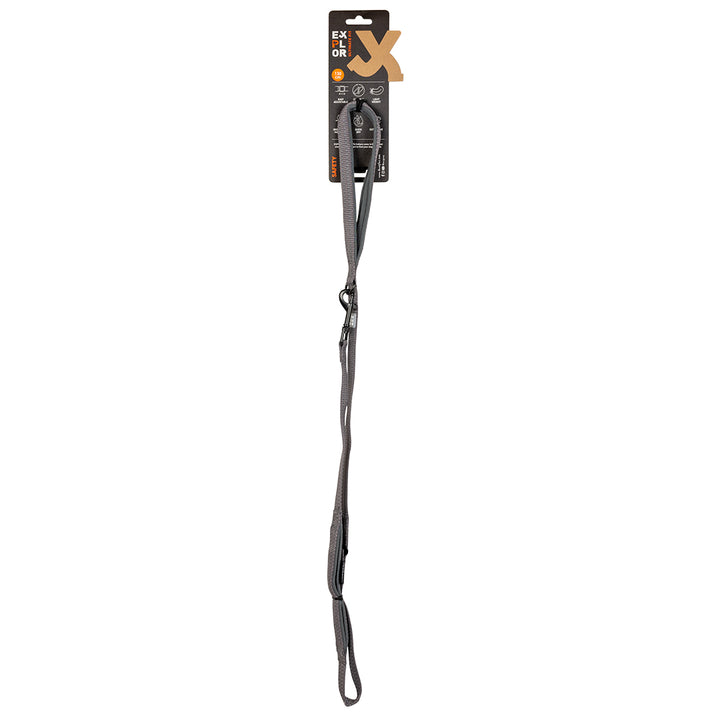 Ultimate fit on the road leiband safety silver 130 cm - Pip & Pepper by Dierenspeciaalzaak Huysmans