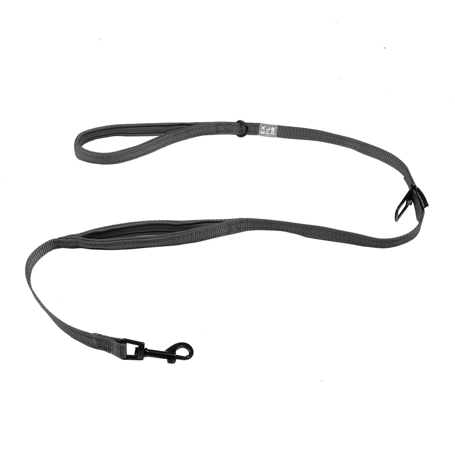 Ultimate fit on the road leiband safety silver 130 cm - Pip & Pepper by Dierenspeciaalzaak Huysmans