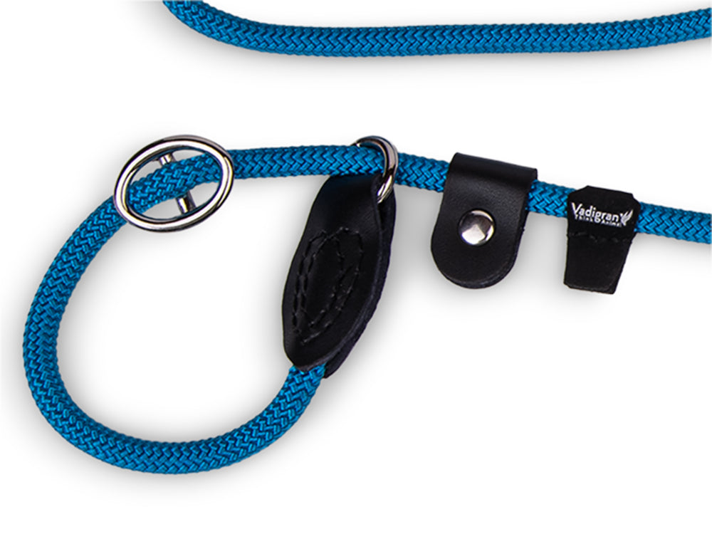 Lasso classic nylon turquoise S 170 cm x 6mm - Pip & Pepper by Dierenspeciaalzaak Huysmans