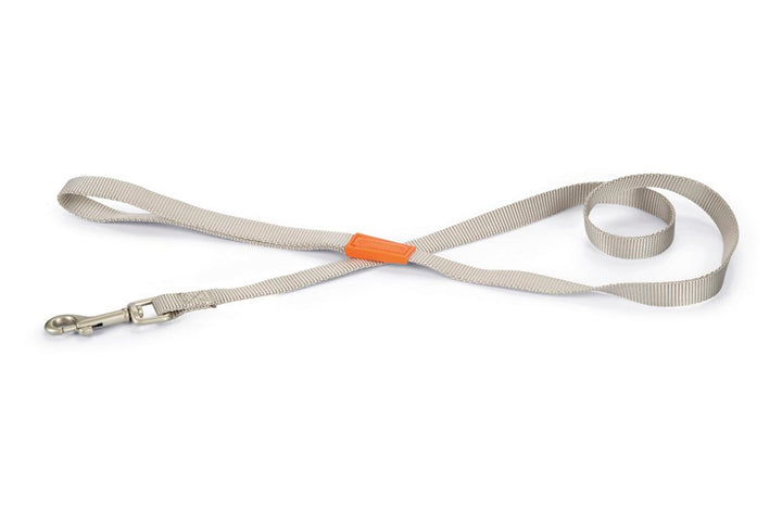 Nylon looplijn uni lichtgrijs - Pip & Pepper by Dierenspeciaalzaak Huysmans