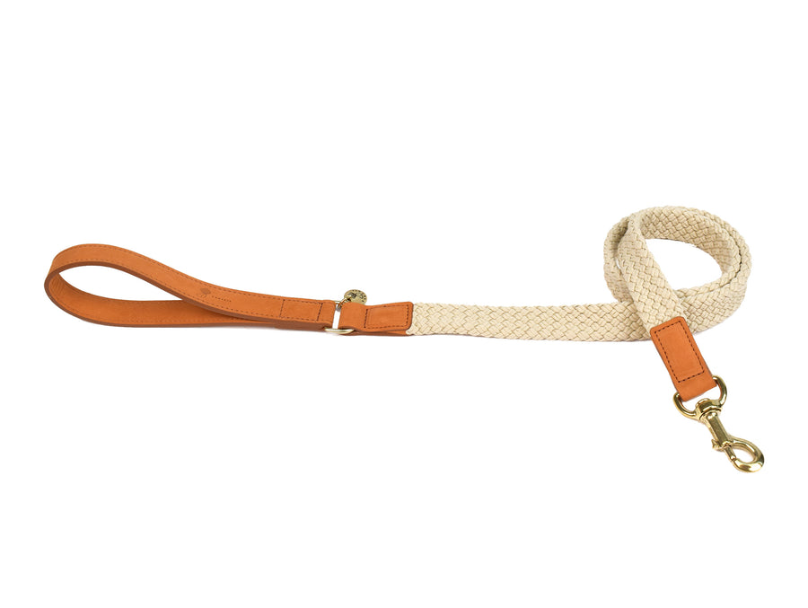 Fantail leiband lichtbruin 120cm - Pip & Pepper by Dierenspeciaalzaak Huysmans