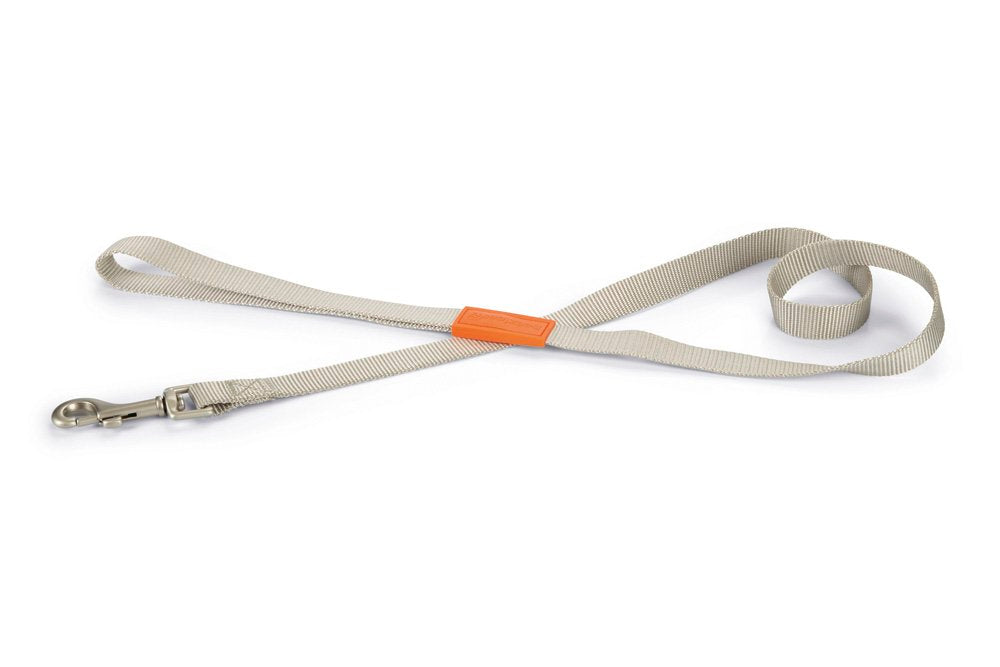 Nylon looplijn uni lichtgrijs - Pip & Pepper by Dierenspeciaalzaak Huysmans