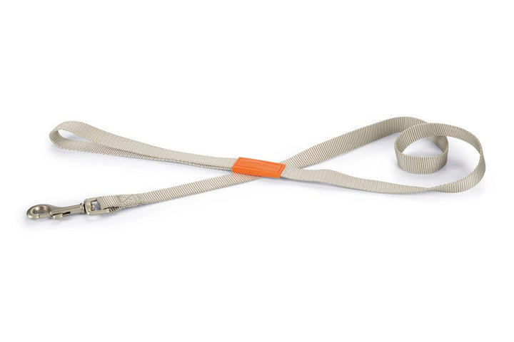 Nylon looplijn uni lichtgrijs - Pip & Pepper by Dierenspeciaalzaak Huysmans