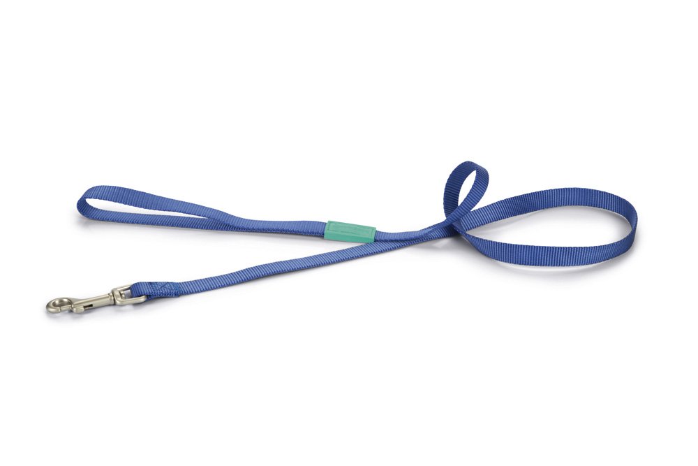 Nylon looplijn uni blauw - Pip & Pepper by Dierenspeciaalzaak Huysmans