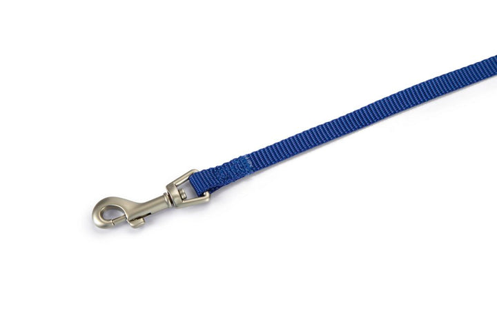 Nylon looplijn uni blauw - Pip & Pepper by Dierenspeciaalzaak Huysmans