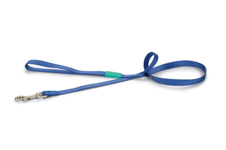 Nylon looplijn uni blauw - Pip & Pepper by Dierenspeciaalzaak Huysmans