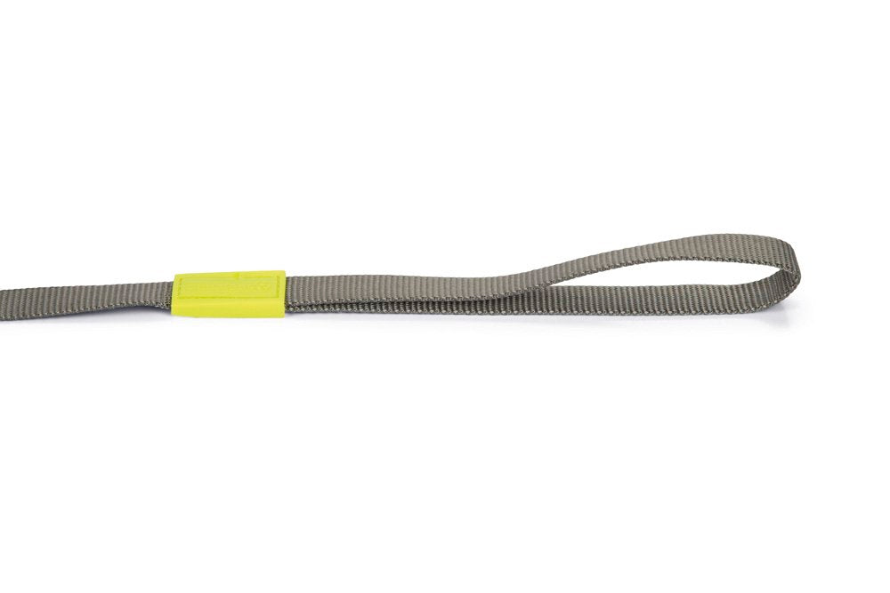Nylon looplijn uni donkergrijs - Pip & Pepper by Dierenspeciaalzaak Huysmans