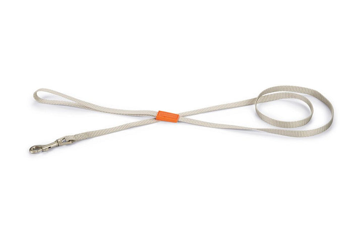 Nylon looplijn uni lichtgrijs - Pip & Pepper by Dierenspeciaalzaak Huysmans