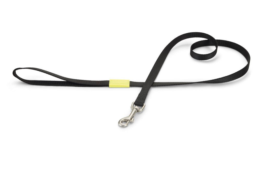 Nylon looplijn uni zwart - Pip & Pepper by Dierenspeciaalzaak Huysmans