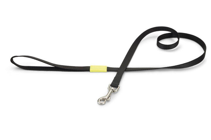 Nylon looplijn uni zwart - Pip & Pepper by Dierenspeciaalzaak Huysmans