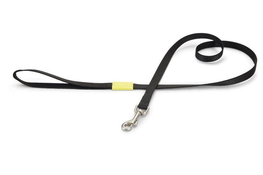 Nylon looplijn uni zwart - Pip & Pepper by Dierenspeciaalzaak Huysmans