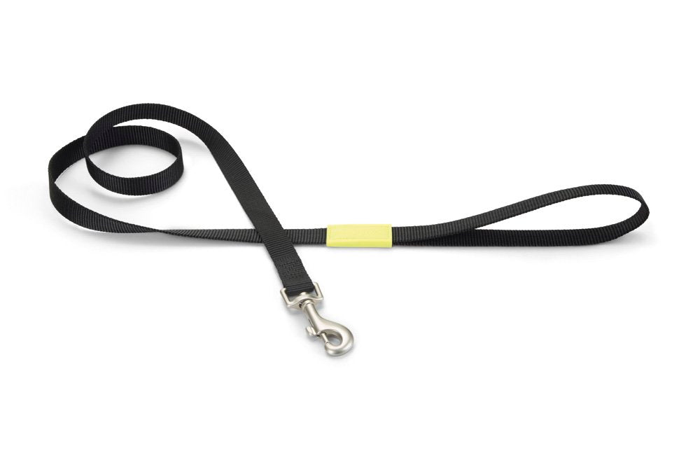 Nylon looplijn uni zwart - Pip & Pepper by Dierenspeciaalzaak Huysmans