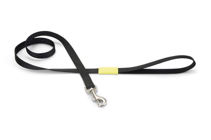 Nylon looplijn uni zwart - Pip & Pepper by Dierenspeciaalzaak Huysmans