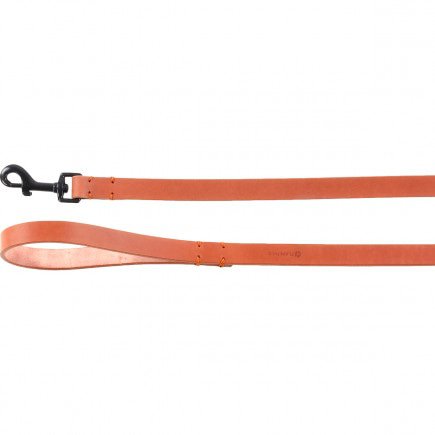 Looplijn Leano leer oranje/cognac - Pip & Pepper by Dierenspeciaalzaak Huysmans