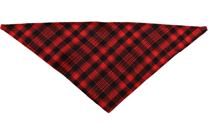 Bandana rood geruit - Pip & Pepper by Dierenspeciaalzaak Huysmans