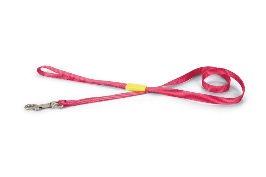 Nylon looplijn uni roze - Pip & Pepper by Dierenspeciaalzaak Huysmans