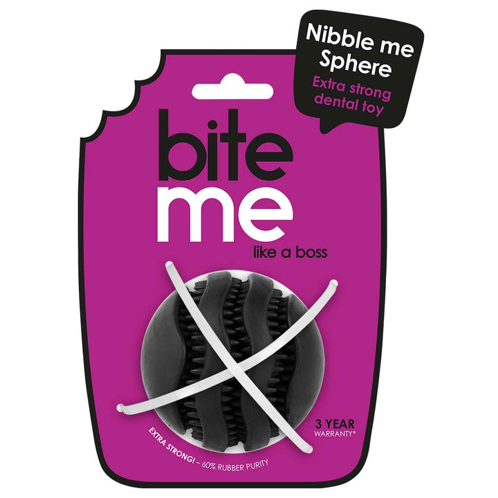 Ebi snackspeeltje nibble me sphere S zwart