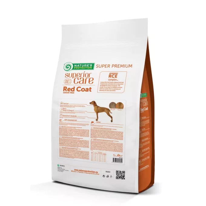Superior care voor honden met rode vacht adult lam 4kg