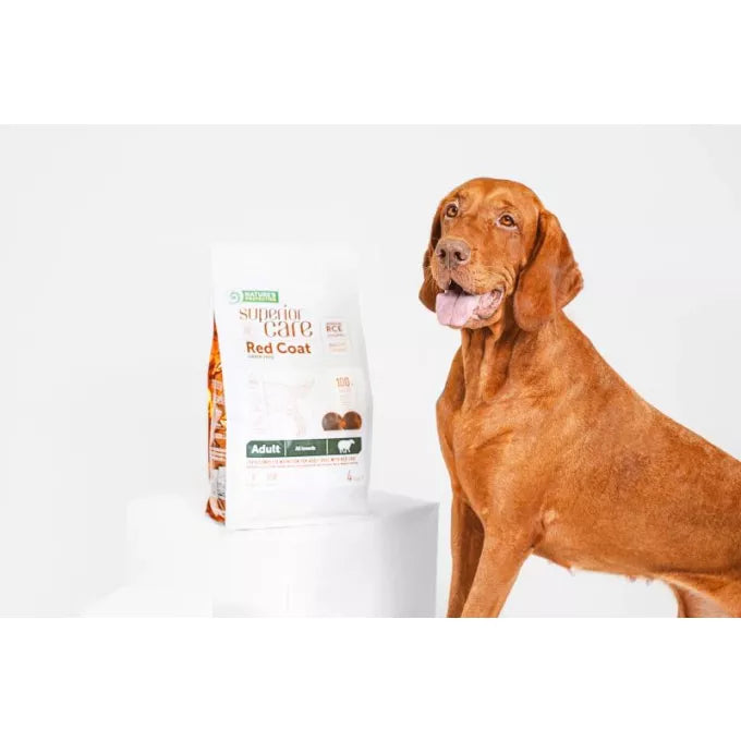 Superior care voor honden met rode vacht adult lam 4kg