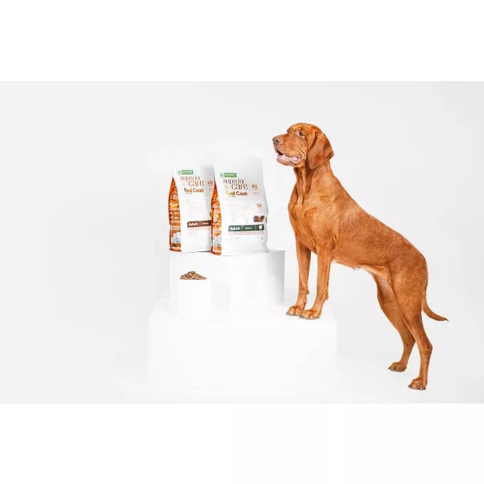 Superior care voor honden met rode vacht adult zalm4kg