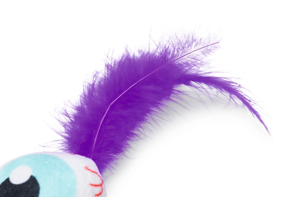 Halloween kattenspeelgoed oog