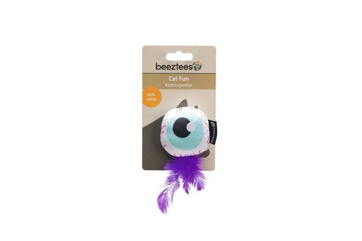 Halloween kattenspeelgoed oog