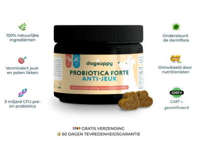 Dogsuppy Probiotica anti-jeuk zonder vlees 60st