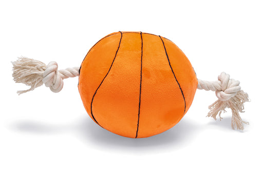 BZ pluche basketbal met touw 33 cm