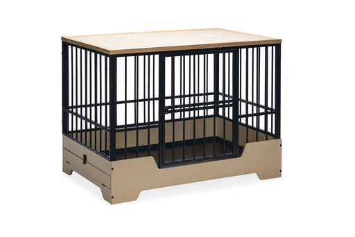 Houten bench Quirine zwart XL – Pip & Pepper