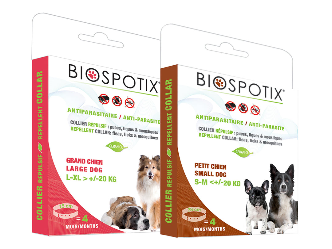 Biospotix anti parasitaire halsband <20kg