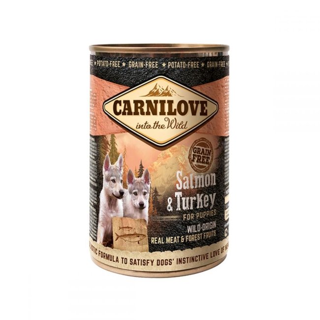 Carnilove puppy zalm en kalkoen 400g