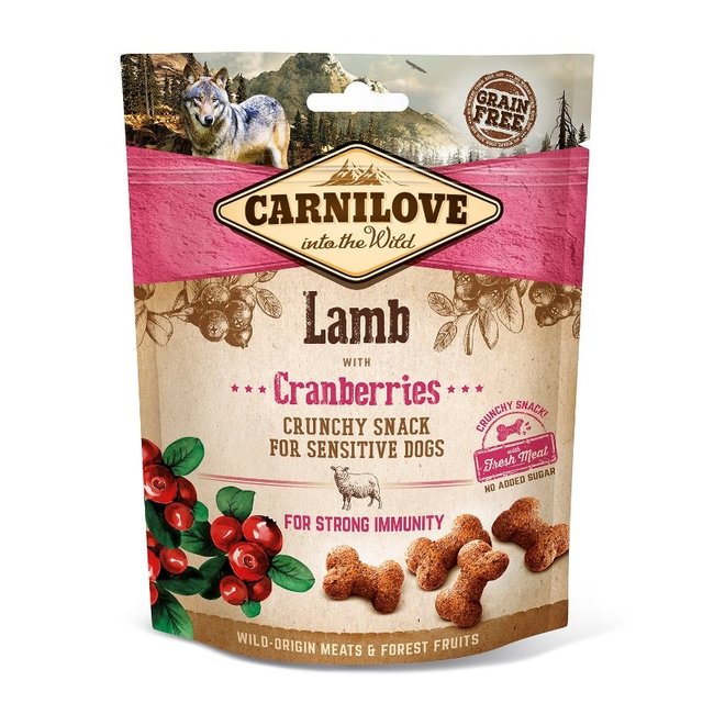 Carnilove crunchy snack lam en cranberry 200gr