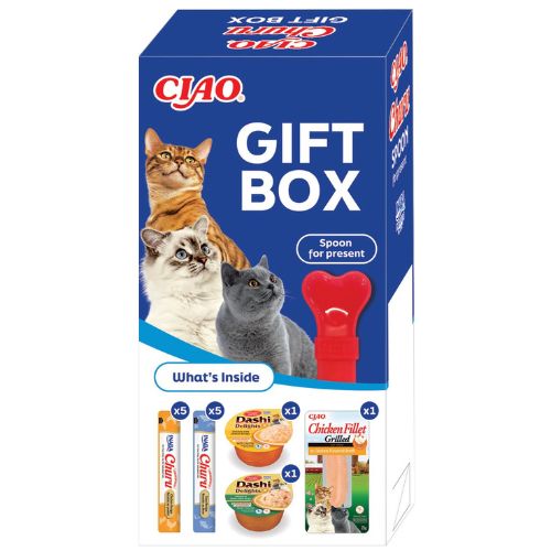 Giftbox kattensnacks Ciao