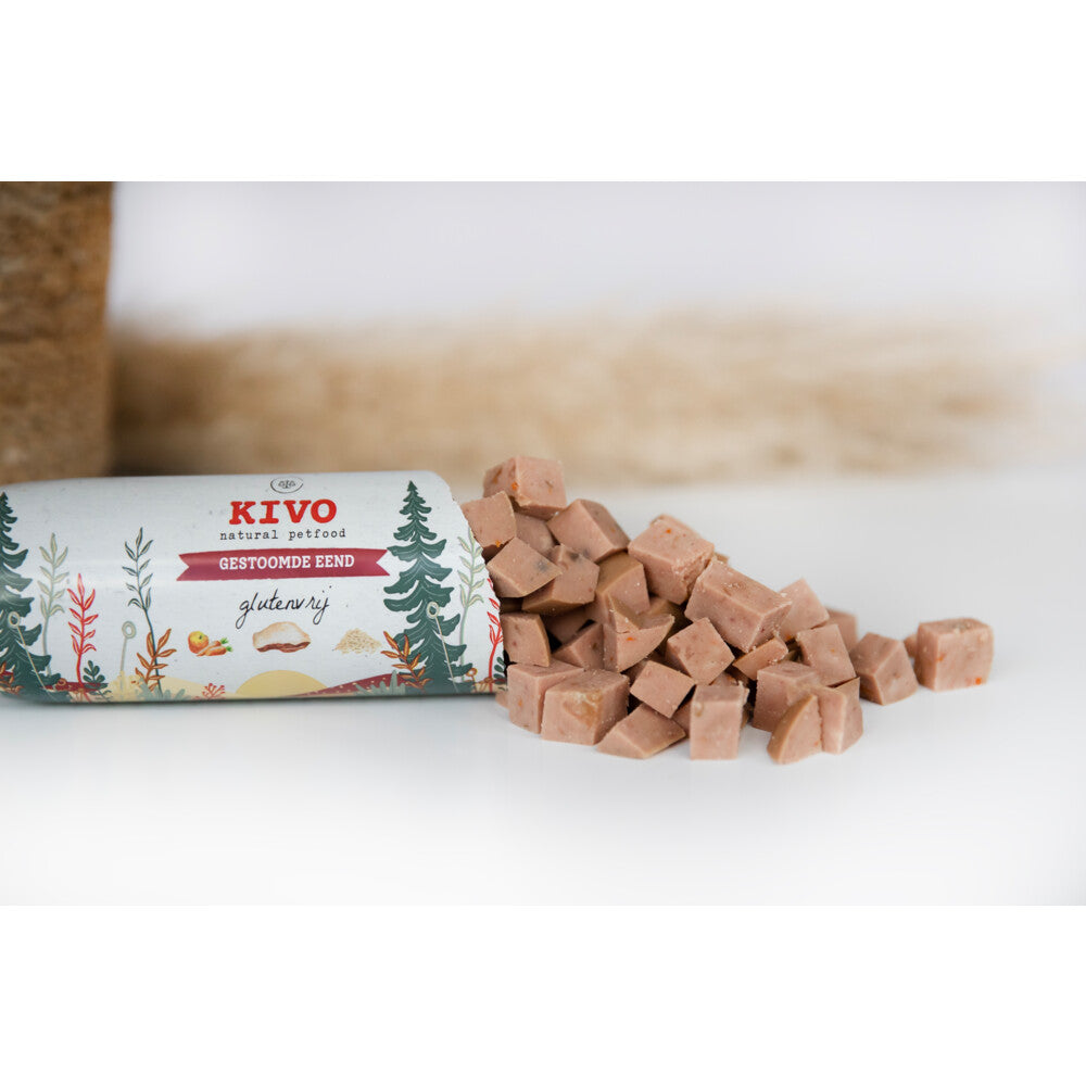 Kivo gestoomd vlees eend 600g