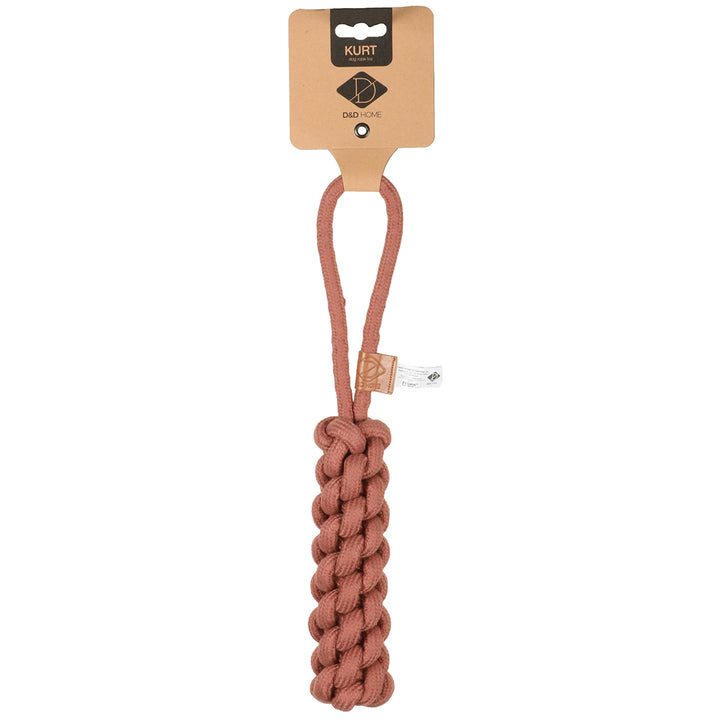 Kurt gevlochten kegel roze